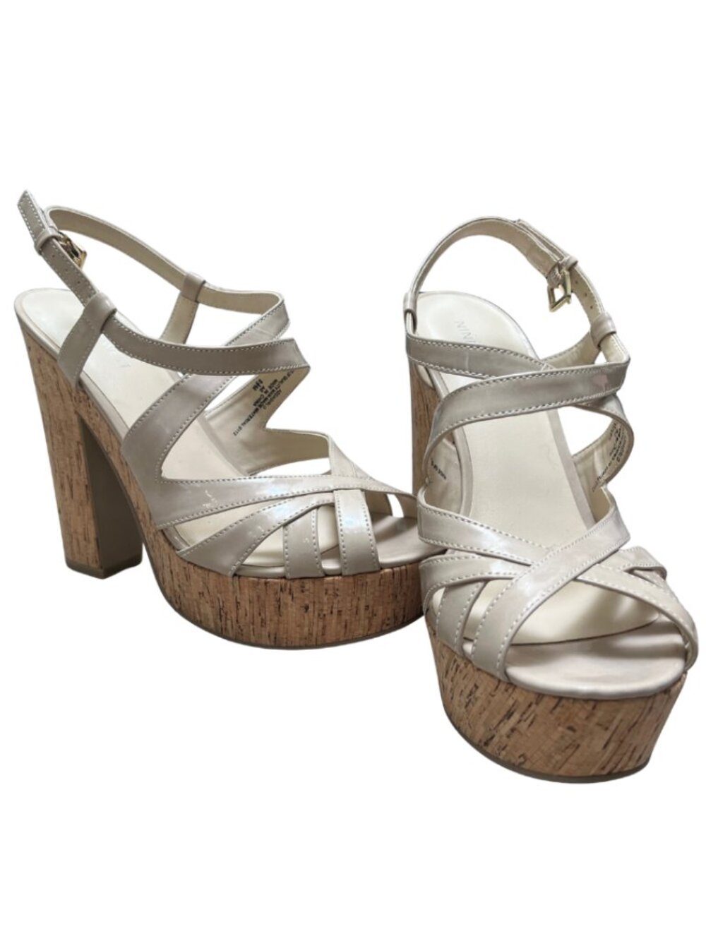 NEVER WORN Nine West Strappy Platform Heels